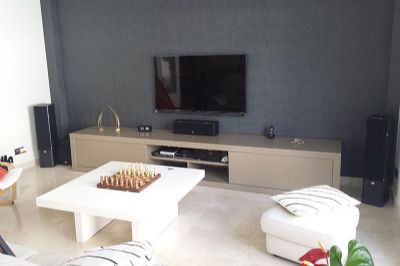 Mueble tv lacado